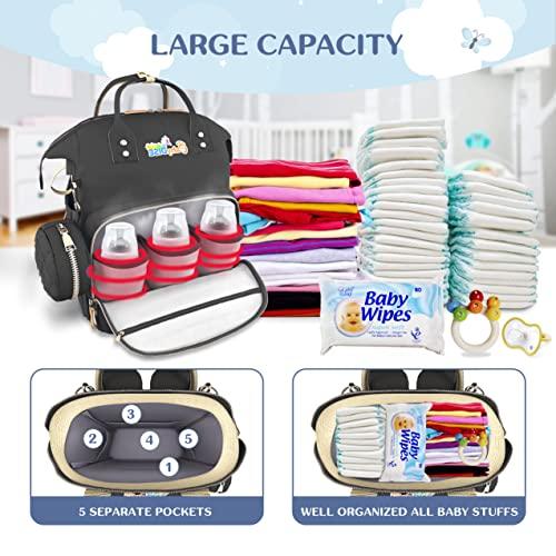 BABYDISE Baby diaper bag backpack (Black) Precio Guatemala