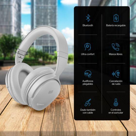 Audífonos Bluetooth Con Cancelación De Ruido, Aud-2550 Steren AUD-2550