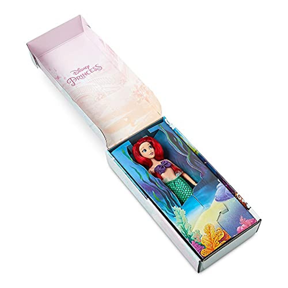 Disney Store Official Ariel Story Doll, The Little Mermaid, 11 inch, Fully Posable Toy in Glittering Outfit - Suitable for Ages 3+ Toy Figure, Gifts