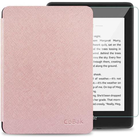 Funda para Kindle Oasis de 7 pulgadas, 10ª generación, versión 2019 [modelo  No: S8IN40] con correa de mano y apagado y encendido automático, fundas