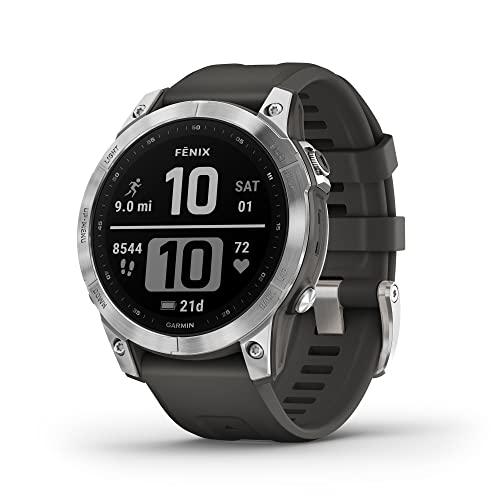 Garmin 010-02540-00 fenix 7, adventure smartwatch, rugged outdoor