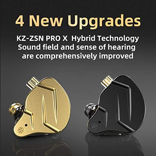 KZ ZSN PRO X 1DD+1BA Dynamic Drive Armadura equilibrada híbrido en la