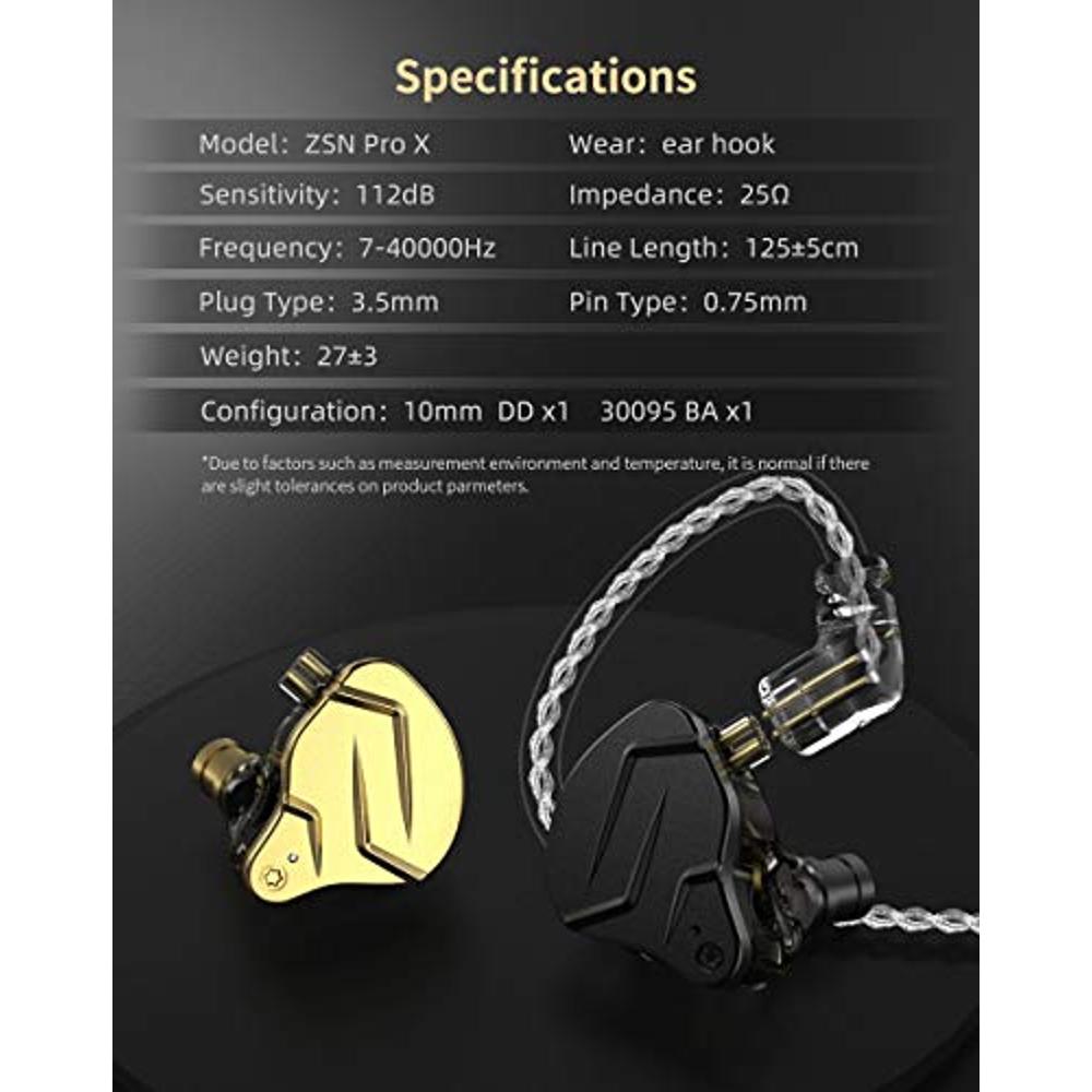 KZ ZSN PRO-X GD: auriculares híbridos con un sonido equilibrado y detallado