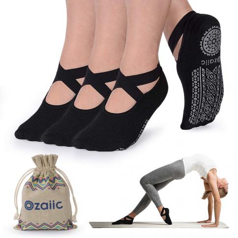 Calcetines de yoga antideslizantes Ozaiic para danza de ballet de