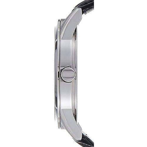 Citizen Quartz Mens Watch, Stainless Steel with Leather strap, Casual