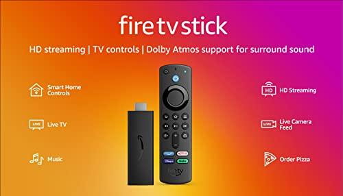 Amazon Fire TV Stick HD - Nouveau Modèle Avec Télécommande Vocale Alexa, Streaming Full HD