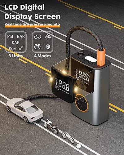 TGBOX Tire Inflator Portable Air Compressor, 150 PSI Fast Inflation