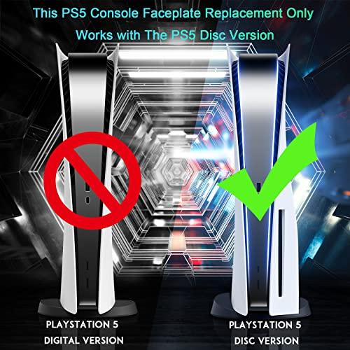 Placas de cubierta para PS5 Disc Edition, accesorios de consola