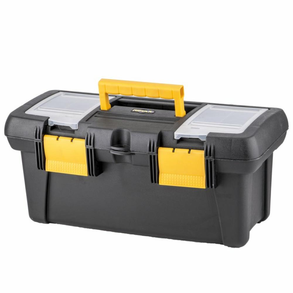 Caja de herramientas de 24 pulgadas con bandeja y cierre metálico Rimax  5238-XP – Do it Center