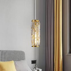 BBLLWJ Pendant Lights Modern Pendant Lights Kitchen Island Gold Pendant Light Fixture Mini Crystal Chandelier Lighting for Kitchen Island Dinning Room Bedroom Sink (Gold 3-Pack) - Color Gold - Tamaño 3-Pack