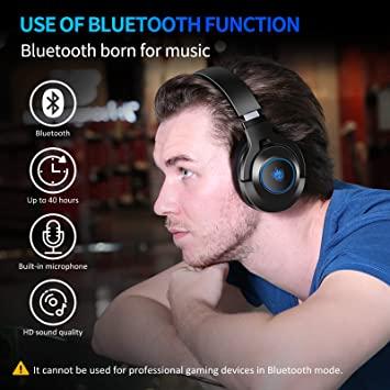  PHOINIKAS Auriculares para juegos para Xbox One, PS5, PC, PS4  con sonido estéreo 7.1, auriculares inalámbricos Bluetooth para teléfono,  auriculares sobre la oreja con micrófono desmontable con : Videojuegos