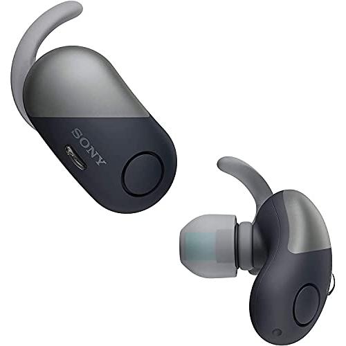 Audífonos intrauditivos Sony True Wireless Bluetooth: audífonos para  entrenamiento deportivo con cancelación de ruido - Auriculares deportivos  inalámbricos a prueba de sudor, micrófono incorporado, BASS extra  WF-SP700N/B (versión internacional) Negro
