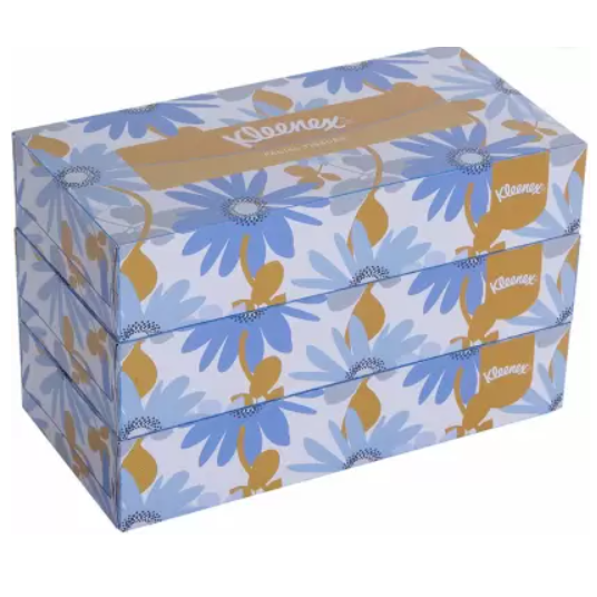  Funda rectangular para caja de pañuelos tamaño grande familiar,  se adapta a 230 pañuelos de la marca Kleenex con parte inferior (caoba) :  Hogar y Cocina