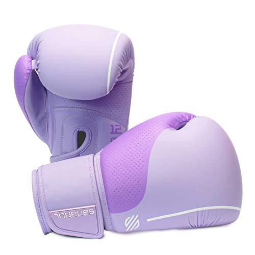 Sanabul Womens Easter Egg Boxing Gloves (Lavender, 14 oz) Precio