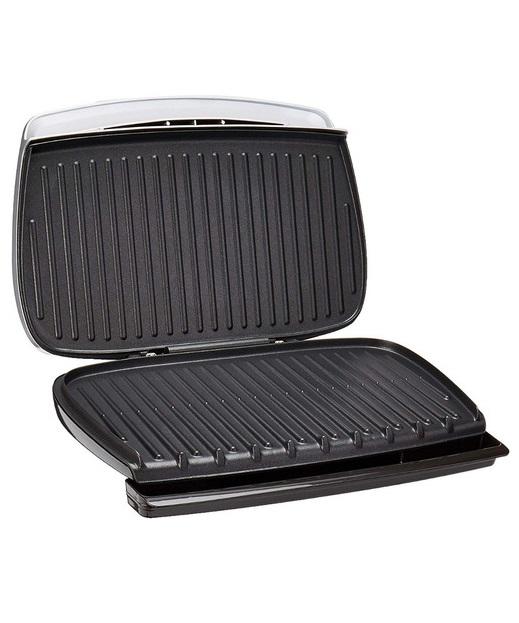 Parrilla Eléctrica Tipo Grill Para 9 Porciones, Color Plata, GR390FPLA