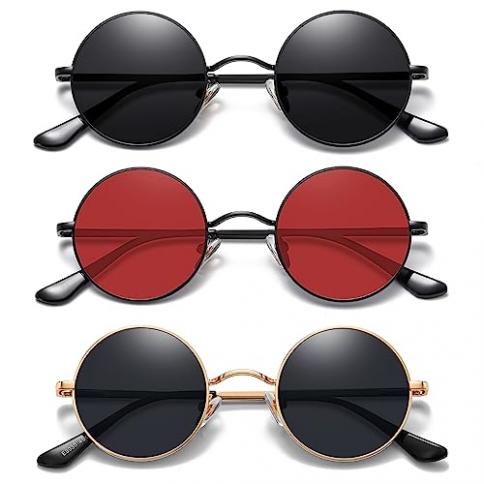 Gold Sunnies - Small Round Sunglasses - Round Wire Sunglasses - Lulus