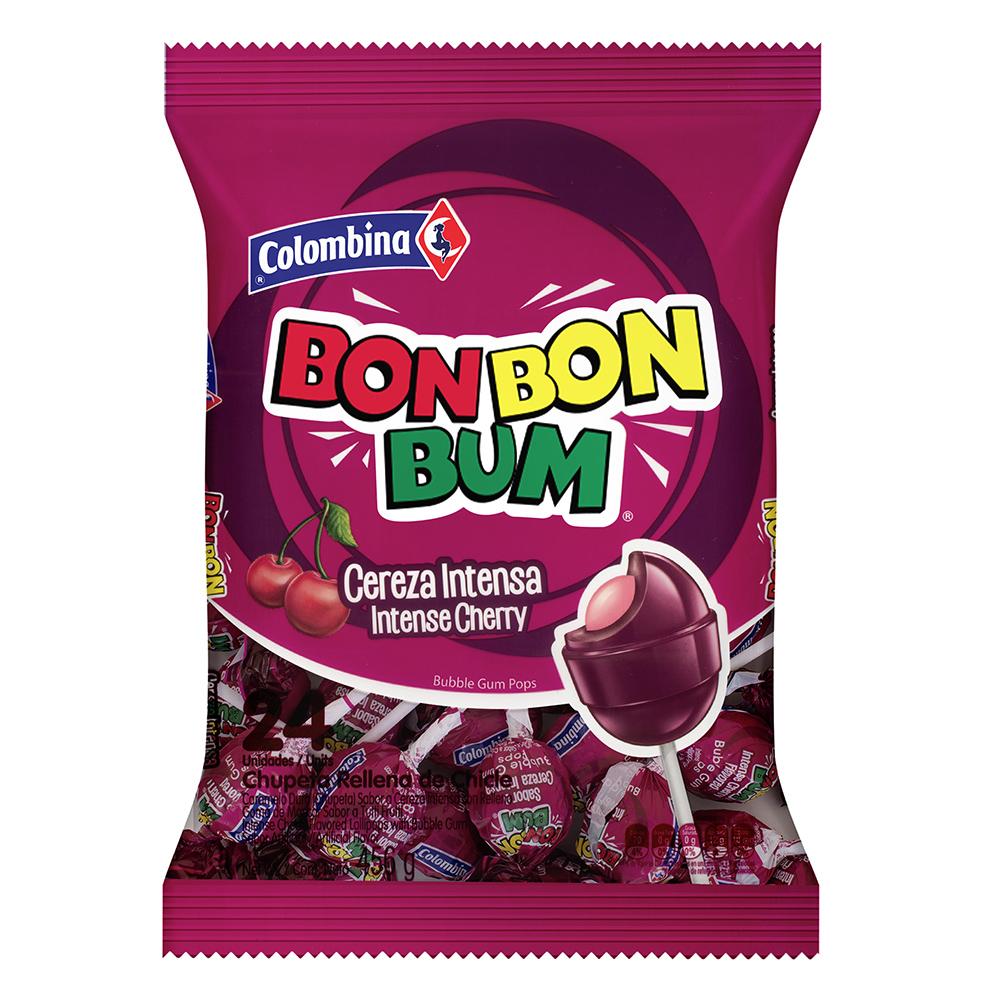 Bombones Bon Bon Bum Sabor Cereza Intensa Bolsa De 24 Unidades : Precio ...