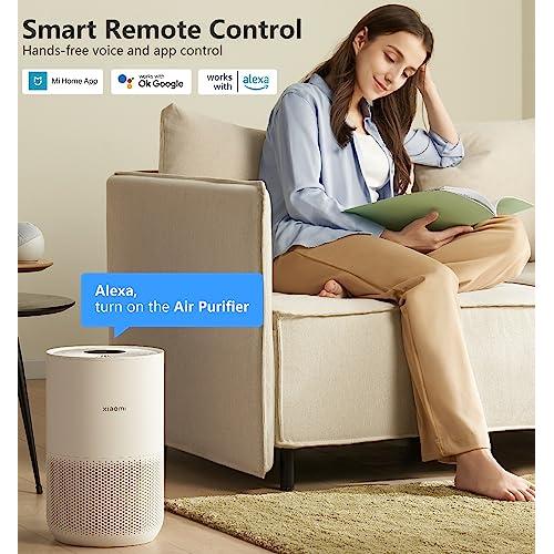 Xiaomi Purificadores de aire para el dormitorio del hogar,  eliminación de alérgenos, WiFi inteligente, Alexa, purificador de aire para  habitaciones grandes, ultra silencioso, calidad de aire PM2.5, : Hogar y  Cocina