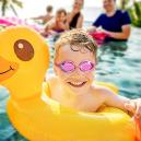 Keary - Juego de 2 gafas de natación para niños, niñas, niños, jóvenes,  antivaho, impermeables, anti-UV