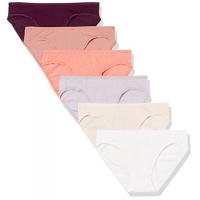 Essentials Ropa interior de algodón para mujer (disponible en tallas  grandes), paquete de 6,  basics ropa mujer 