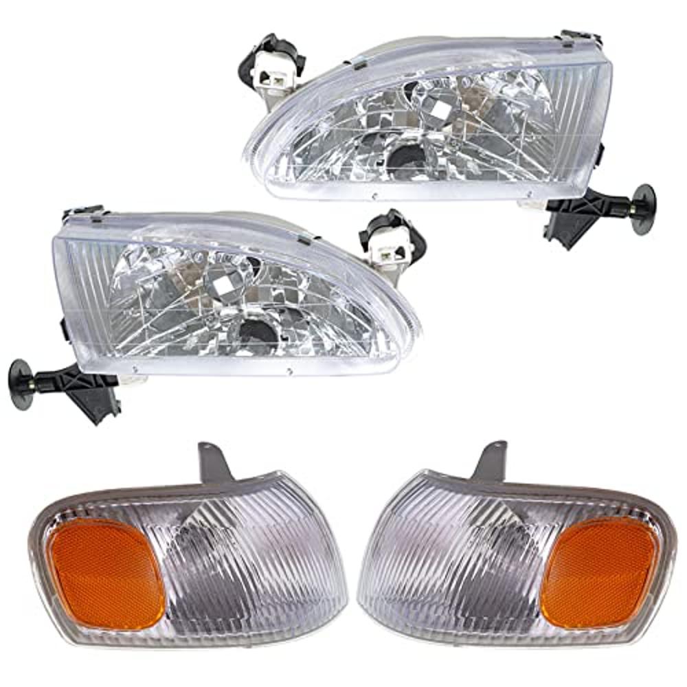 WFLNHB Headlights with Front Signal Lights Assembly Replacement