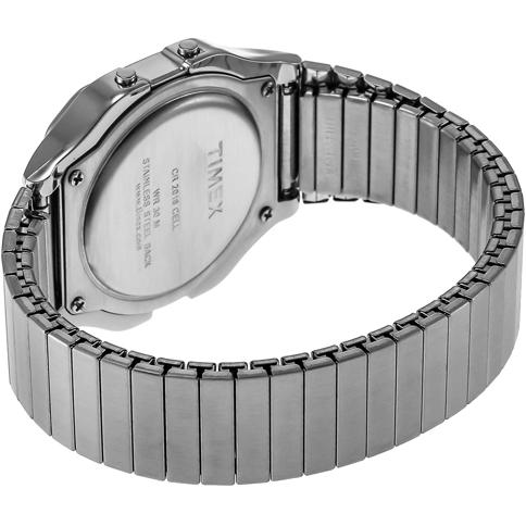Timex T78587 Reloj digital clásico con correa de expansión de acero  inoxidable en tono plateado para hombre : Precio Guatemala
