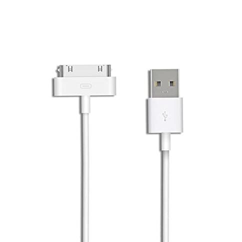 Cable cargador de 30 pines compatible con iPhone 4 4s 3G 3GS, iPad 1. 2. 3.  generación, iPod Touch, iPod Nano, iPod Classsic Cable de carga y  sincronización USB (paquete de 2) : Precio Guatemala
