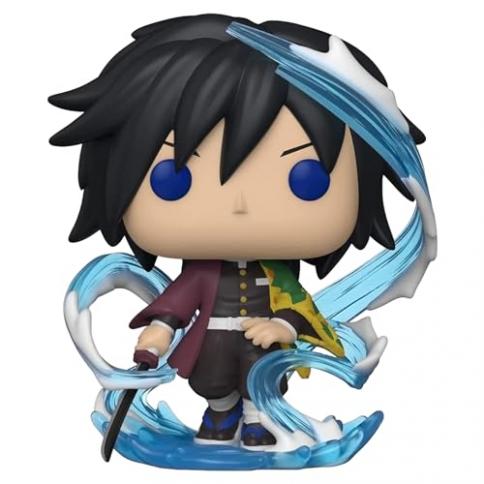 POP Demon Slayer - Figura de vinilo de Giyu Tomioka Funko (exclusivo del  anime AAA) (paquete con funda protectora de caja compatible), multicolor