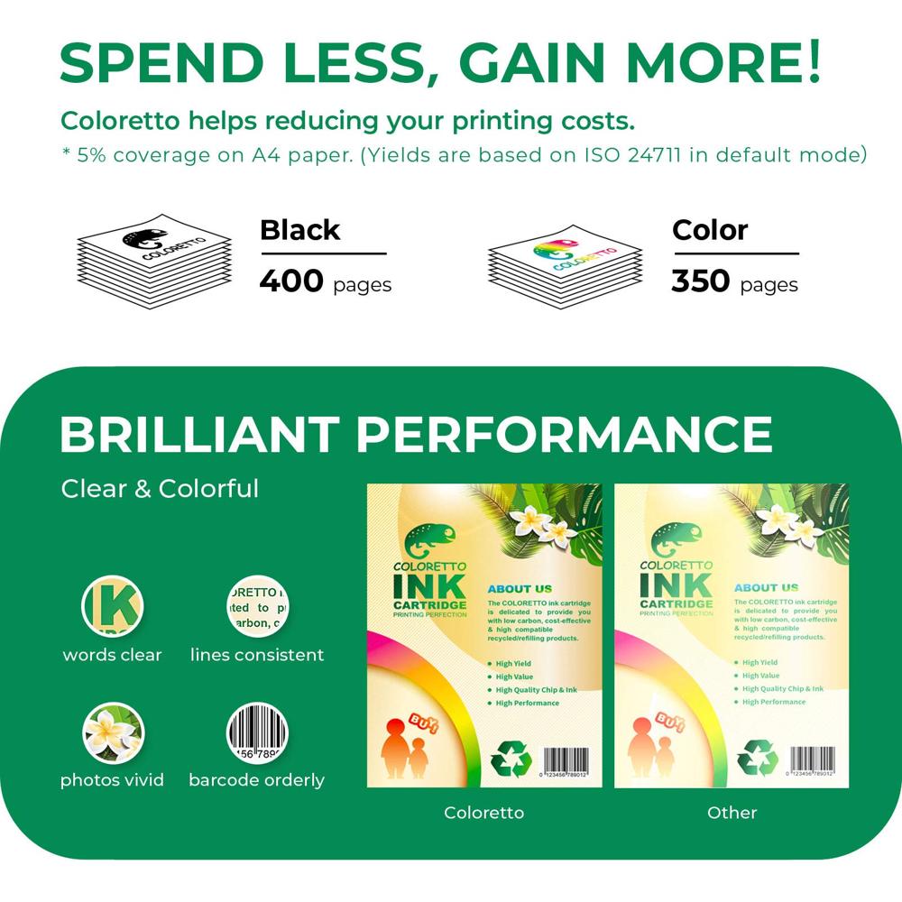 Houseoftoners Remanufactured Ink Cartridge High Yield...