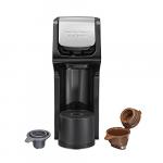 Hamilton Beach Compatible with Alexa Smart Coffee Maker, Programmable, 12  Cup Capacity, Black and Stainless Steel (49350) & Hamilton Beach Permanent