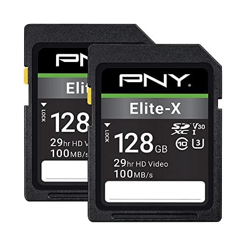 PNY 256GB PRO Elite Class 10 U3 V30 microSDXC Flash Memory Card - 100MB/s,  A2, 4K UHD, Full HD, UHS-I, micro SD 