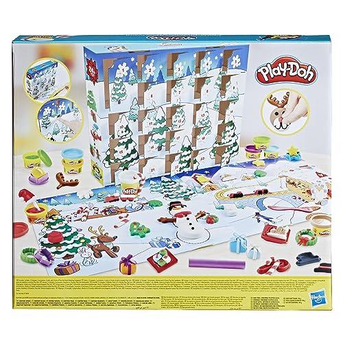 Play-Doh HAS5010993857906 Calendario De Adviento Con 24 Sorpresas 24 Botes De Masa Tapete De Actividades Para Ninos A Partir De 3 Anos B14ybswxcp