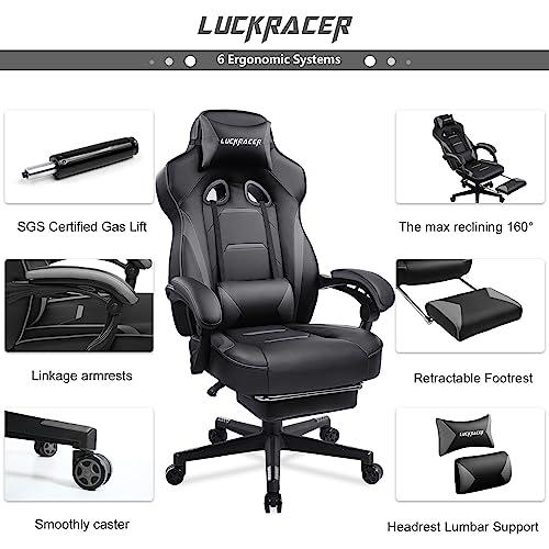 Luckracer gaming chair deals massage