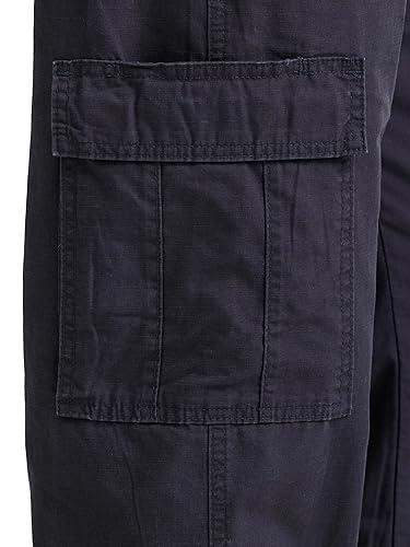 Pantalon cargo Wrangler homme taille 36x30 kaki marron extérieur 6 poches décont
