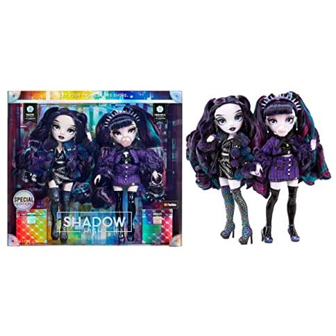 Rainbow High Shadow High Special Edition Twins- 2-Pack Fashion Doll. Purple  Black Designer Outfits with Accessories, Great Gift for Kids 6-12 Years Old  Collectors, Multicolor, 585879 : Precio Guatemala