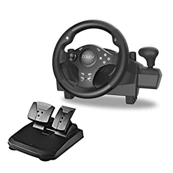 Volante De Carreras Pedales Para Juego Racing Wheel For PC Xbox PS3 4  Nintendo