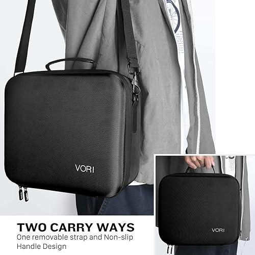 VORI Carrying Case for Nintendo Switch/Switch OLED Model (2021), Hard Travel Storage Protective