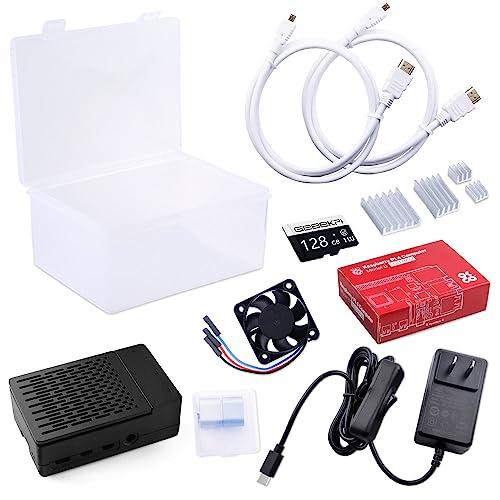 GeeekPi Raspberry Pi 4 8GB Starter Kit - Edición De 128GB, Caja ...