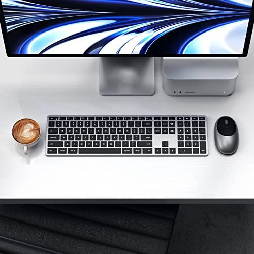 Mac Mini M4 Teclado Bluetooth SATECHI Slim Retroiluminado QWERTZ