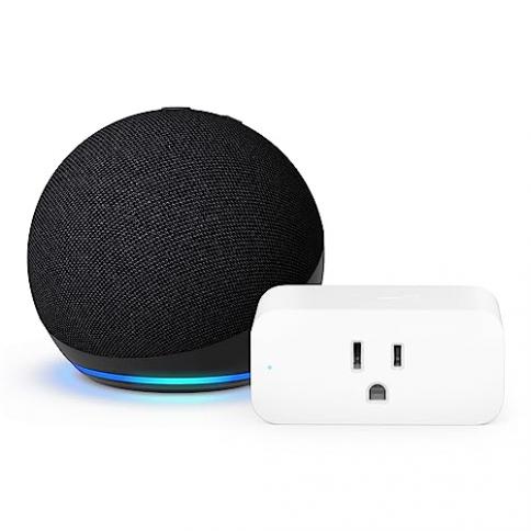 Echo Dot (5th Gen) Charcoal with  Smart Plug : Precio Guatemala