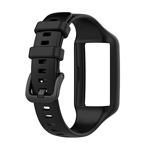 NineHorse - 4 paquetes de bandas de silicona compatibles con Huawei Band 7,  correa de repuesto para pulsera de liberación rápida para Huawei Band 7  (negro, morado, rosa y verde azulado) : Precio Guatemala