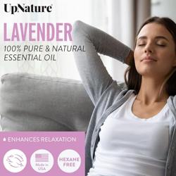 UpNature Lavender Essential Oil Pure Roll On - 100% Natural Lavender Oil for Skin - Aroma Lavender - Tamaño 0.33 Fl Oz (Pack of 1)