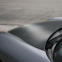 LZLRUN 3D Carbon Fiber Vinyl Wrap - Outdoor Rated for Automotive Use - 12 inches x 60 inches Contain Knife and Hand Tool (Black) - Color Black - Tamaño 1ft x 5ft