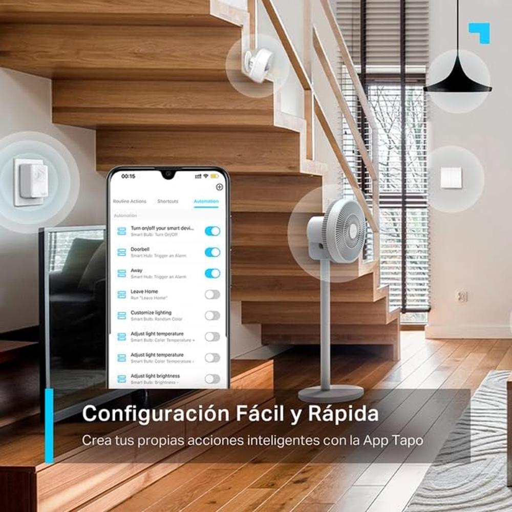 TP-Link Tapo Smart Hub with Built-in Chime, REQUIRES 2.4GHz Wi-Fi, Reliable  Long-Range Connections with Tapo Sensors, Sub-1G Low-Power Wireless  protocol, Connect with up to 64 smart devices. Tapo H100 