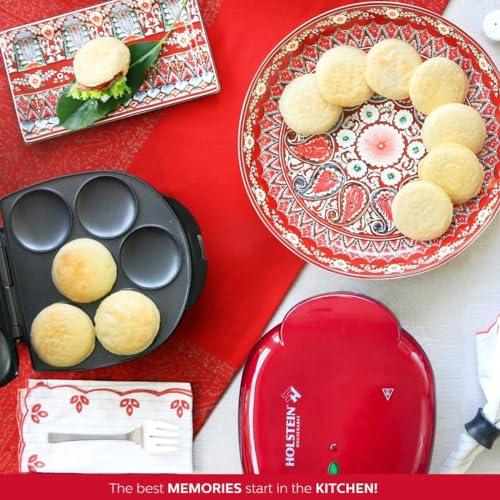 GCP Products GCP-US-570565 Arepa Maker - Non-Stick 6-Section Multi-Food  Maker - Make Delicious Arepas, Pancakes, Corncakes, Tosti Arepa - Includes  Recip…