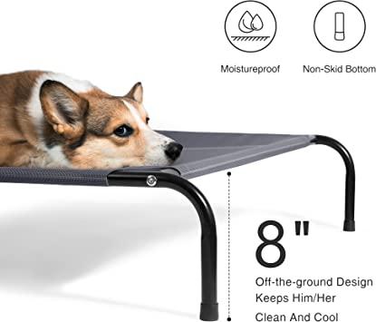 POCBLUE Cama lavable de lujo para perros grandes, tapete para jaula de  perro de 36 pulgadas, cómoda y esponjosa, antideslizante, para perros de  hasta