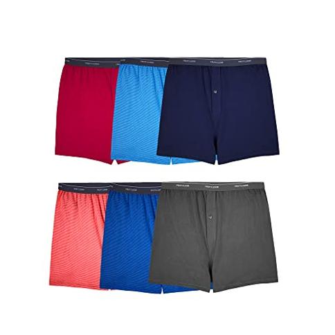 Fruit of the Loom Calzoncillos Boxer sin Etiquetas de Punto y