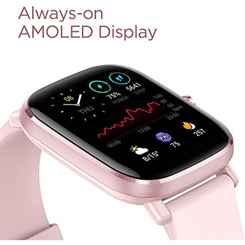 Reloj inteligente Amazfit GTS 2 para mujer, Android y iPhone, llamada  telefónica Bluetooth, Alexa y GPS integrados, reloj de fitness con 90 modos  deportivos, rastreador de frecuencia cardíaca, oxígeno en sangre, resistente