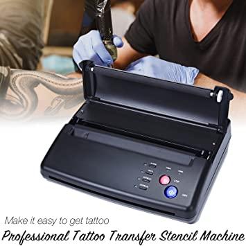 Goyappin Tattoo Stencil Printer, Tattoo Stencil Machine con 20 piezas de  papel de transferencia de tatuajes, Stencil Printer para tatuajes, Tattoo  Transfer Machine para suministros de tatuajes temporales y permanentes :  Precio Guatemala