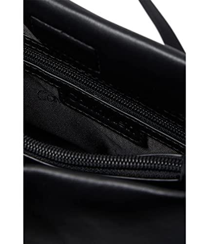 Calvin Klein Kaitlyn Bandolera Negro/Plata Talla Única Precio Guatemala